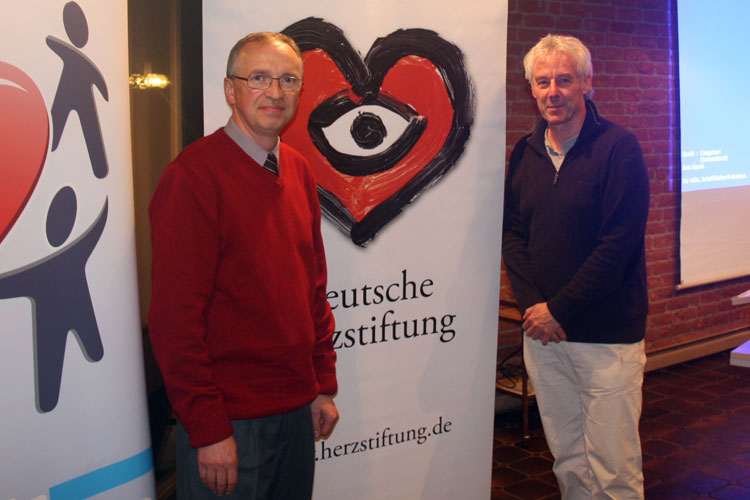 Zufrieden nach der Veranstaltung der Deutschen Herzstiftung: Dr. Andreas Libner und Dr. Thomas Eisen 