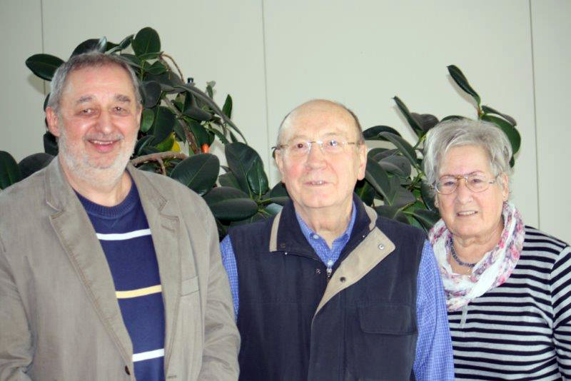 Dietmar Wagner, Ansprechpartner mit seinen Stellvertretern Eckbert Heuer und Ingrid Rödel